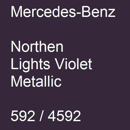 Mercedes-Benz, Northen Lights Violet Metallic, 592 / 4592.